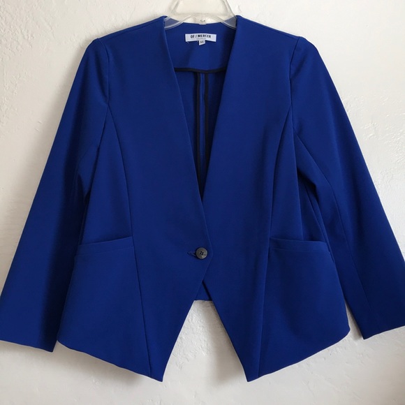Of / Mercer NY beautiful royal blue tuxedo points - Picture 4 of 8